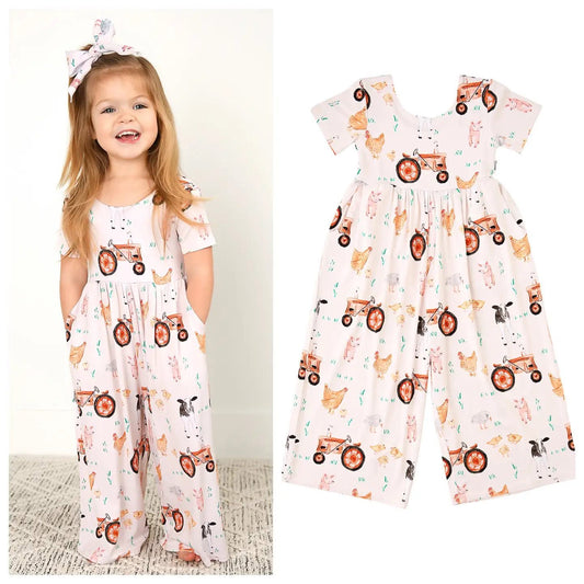 Millie Moo Wide Leg Romper