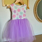 Lavender Blooms Tank Tutu Dress