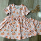 Sweet Peach Twirl Dress