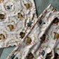 Pink Floral Farm Animals Short Sleeve Pjs