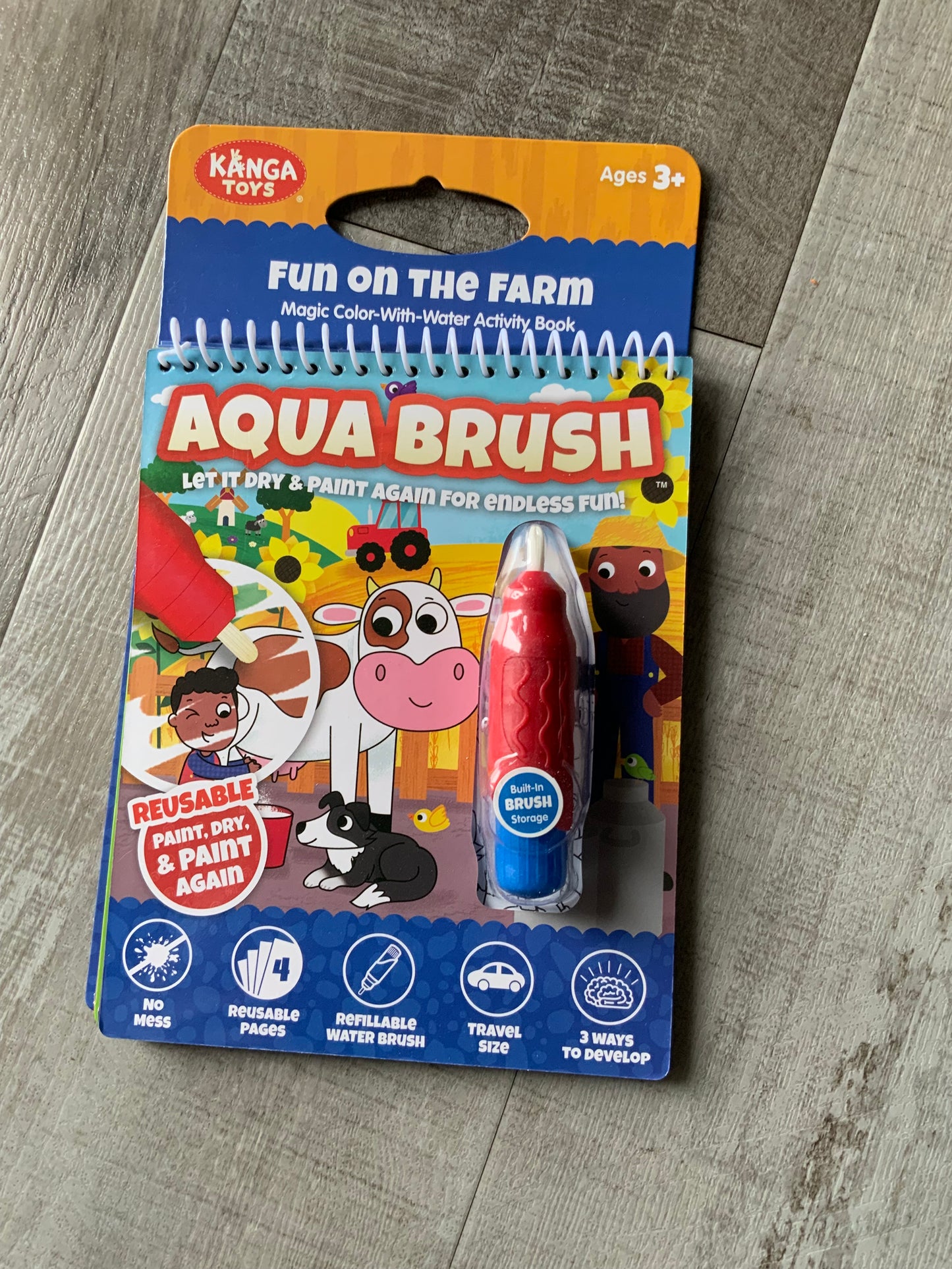 Fun on the Farm Aqua Brush Color w/ Water
