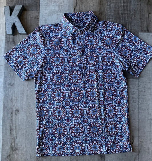 Ferrell Bennett Red Polo