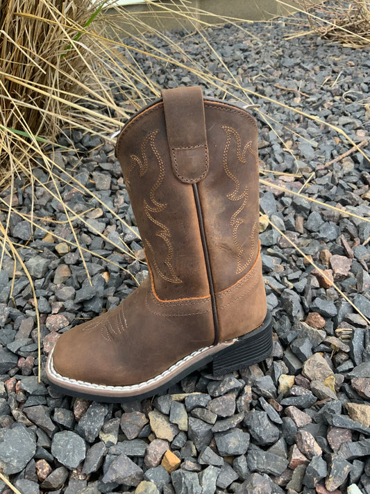 Brown Genuine Leather Boots