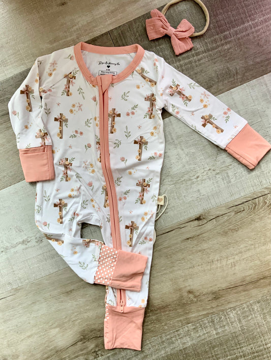 Floral Cross Sleeper
