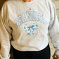 Bow Floral Sweatshirt GRANDMA