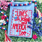 Loves Jesus and America Too Tee