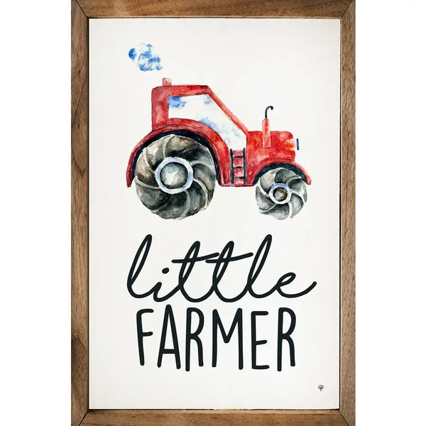 Little Farmer Wood Sign