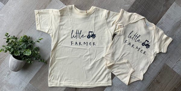 Little Farmer Graphic Tee & Onesie