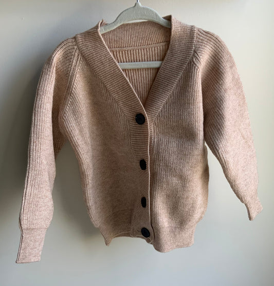 Tan Sweater Cardigan