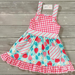 Strawberry Patch Dress by Pete & Lucy