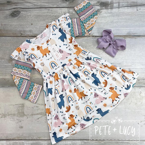 Party Like A Llama Dress by Pete & Lucy