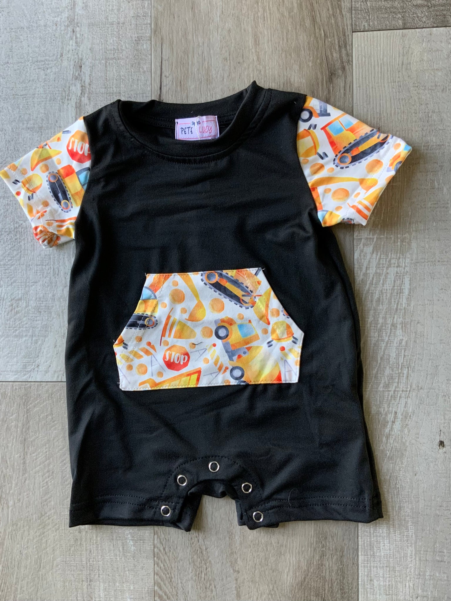 Under Construction Romper by Pete & Lucy