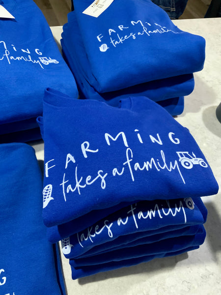 Farming Takes a Family Crewneck Sweatshirt